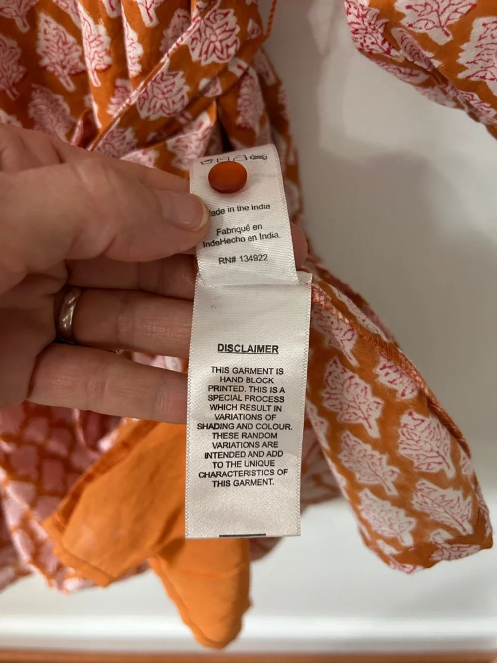 Emerson Fry India Collection Adelina Dress Women’s M Bell Sleeve Ruffle Mini - Picture 11 of 15